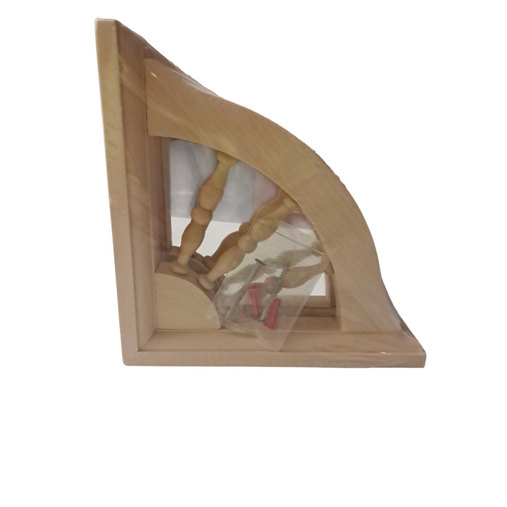 7" x 7" Spindle Bracket (Pair), CB737, Smart Wood Certified Forestry - Picture 6 of 9